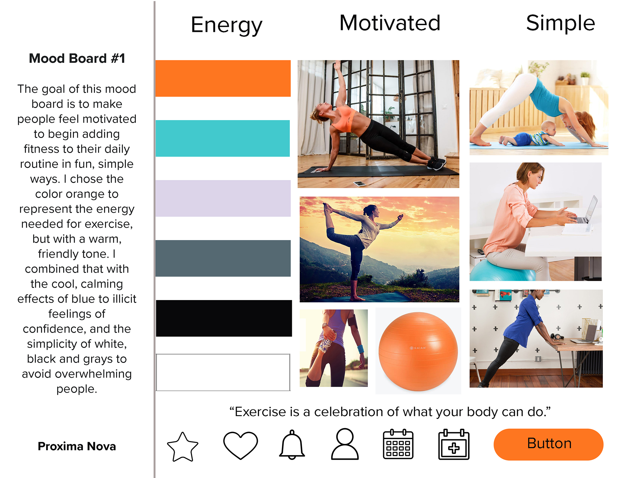 Fit Now Mood Board