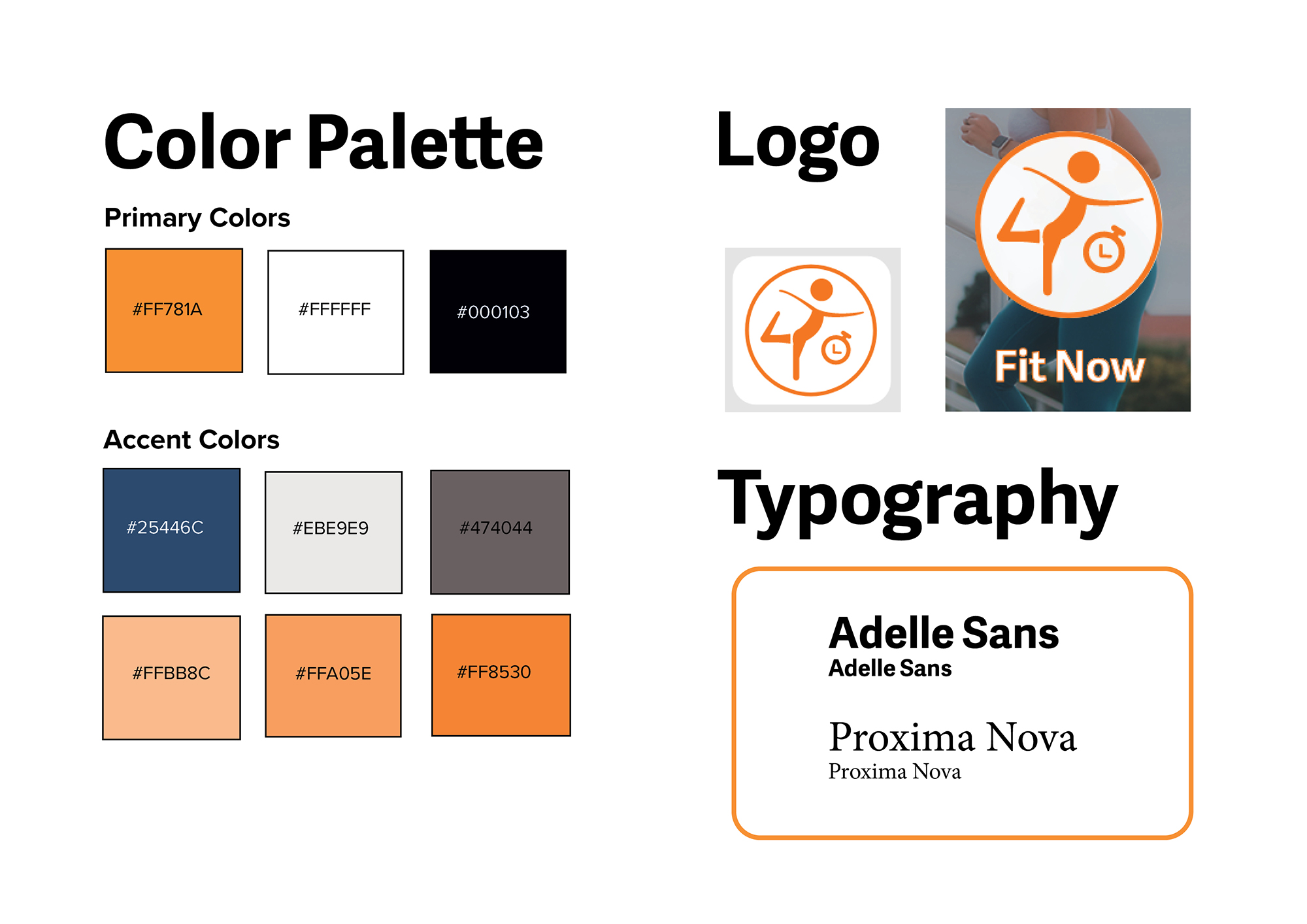 Fit Now Style Guide page 1