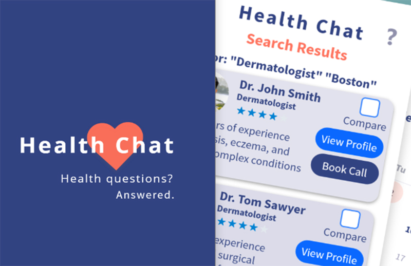 Health Chat App Preview