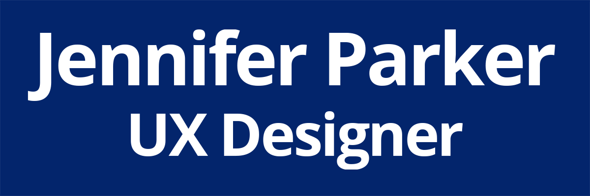 Jennifer Parker UX logo